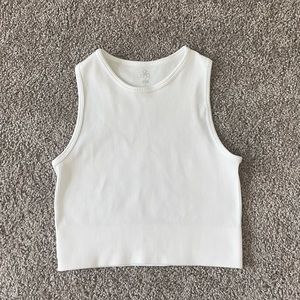 Aura high neck crop top